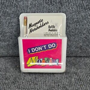 Magna Pocket I Don't Do Mondays 80s Magnetic Noteholder 39020 Sealed